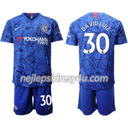 Fotbalový Dres Chelsea David Luiz 30 Dětské Domácí 2019/20